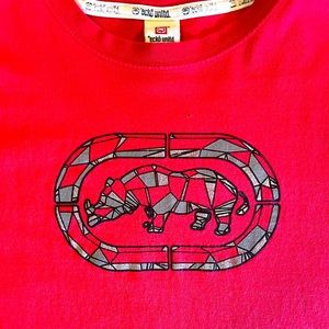 Vintage Ecko Unlimited Classic T-shirt with stained glass logo.